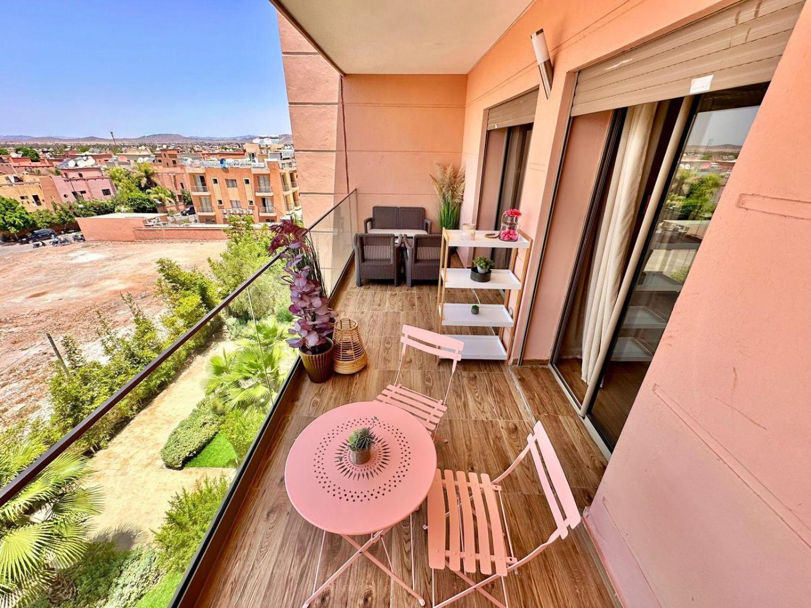 Appartement Luxueux Avec Piscine 10 Minutes Du Centre Ville Marrakesh Eksteriør bilde