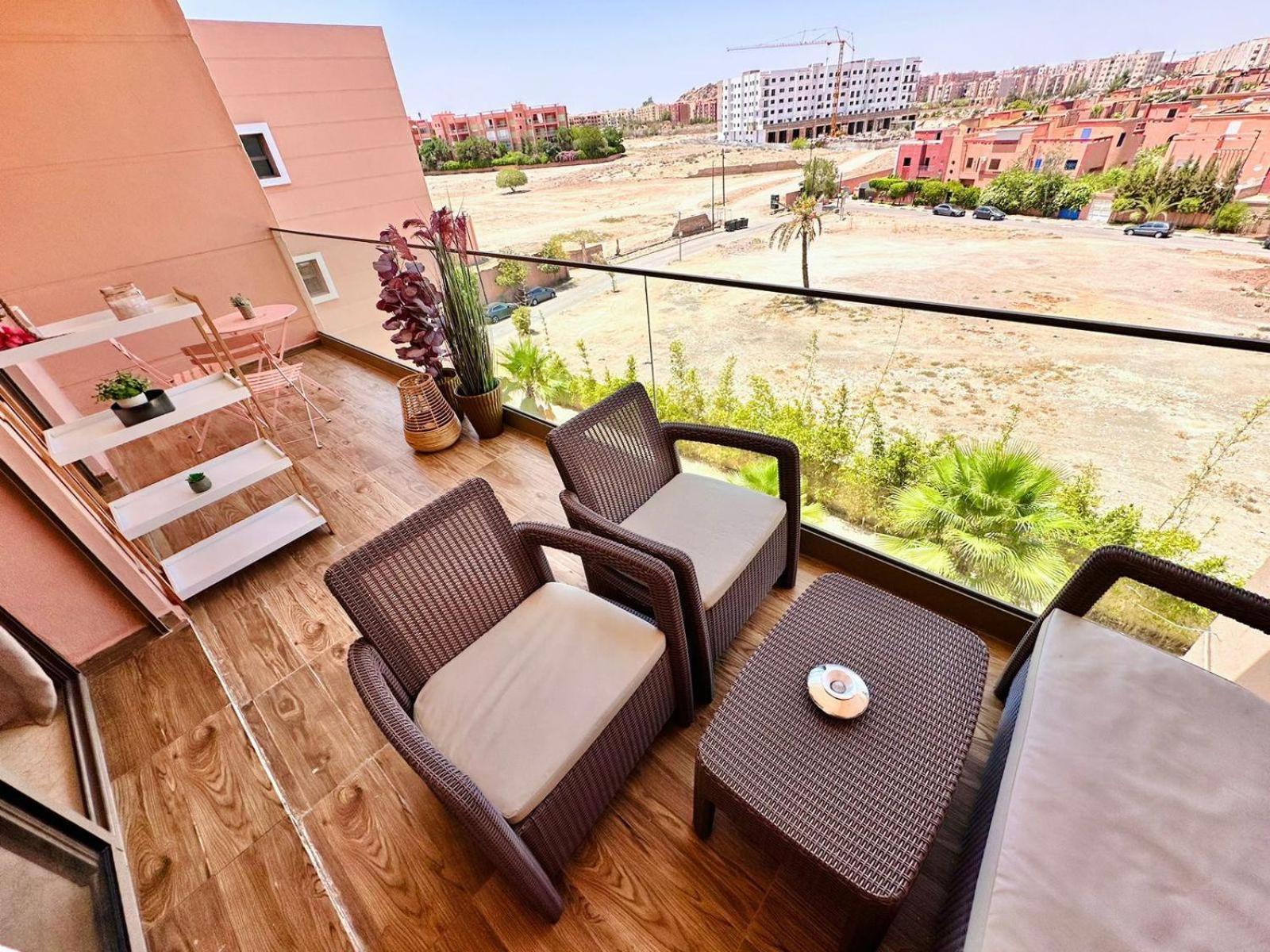 Appartement Luxueux Avec Piscine 10 Minutes Du Centre Ville Marrakesh Eksteriør bilde