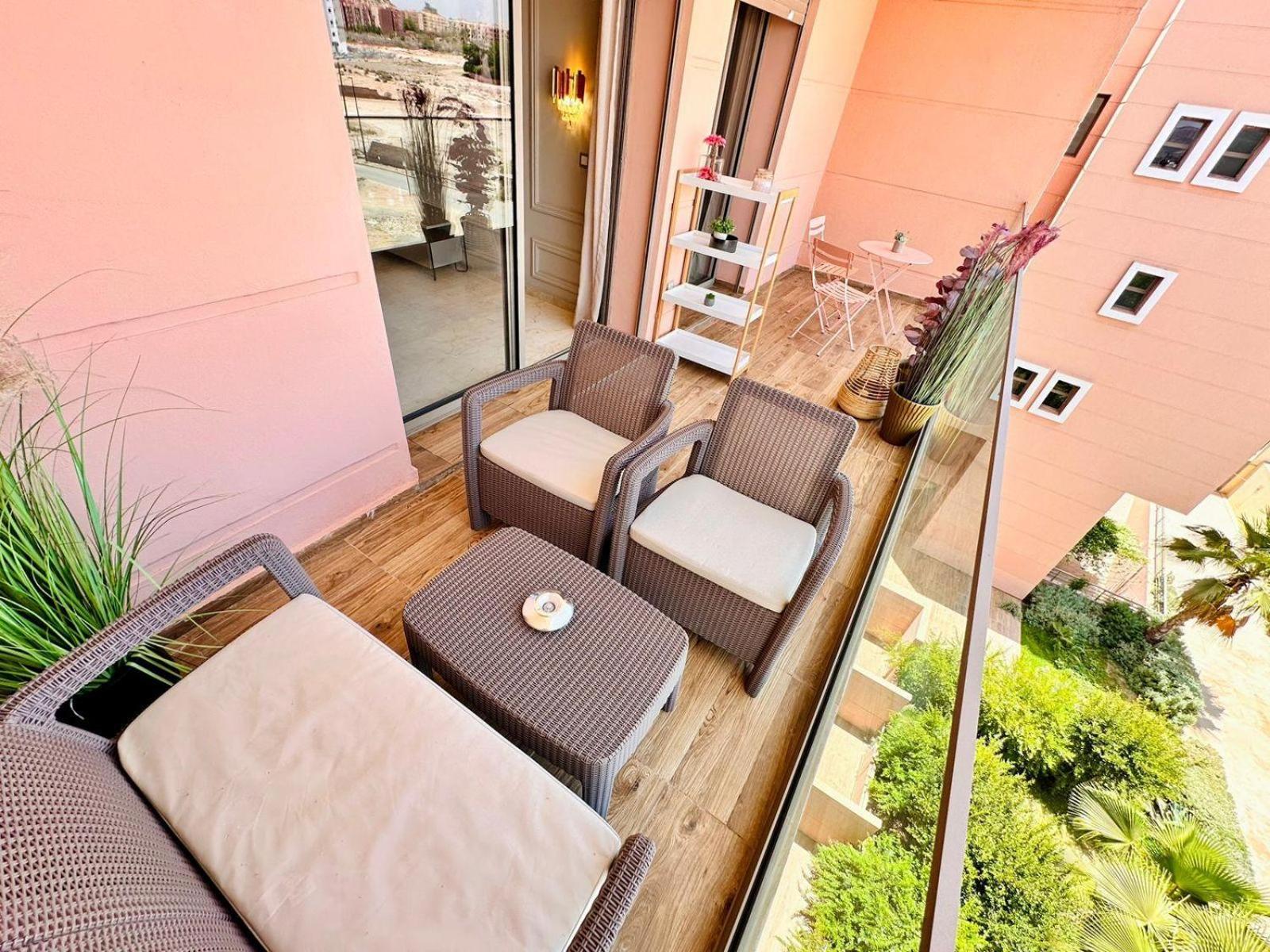 Appartement Luxueux Avec Piscine 10 Minutes Du Centre Ville Marrakesh Eksteriør bilde